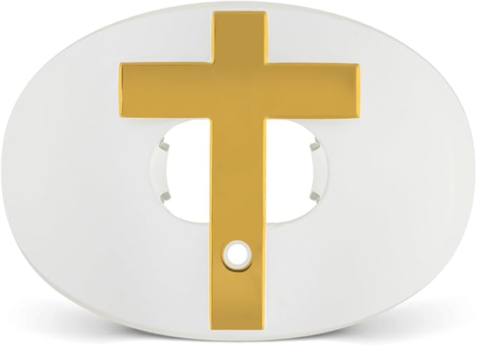 Battle Sports Cross Oxygen Football Mouthguard - Superior Airflow & Better Performance, Maximum Protection & Breathability Football Mouthpiece, Works with Braces