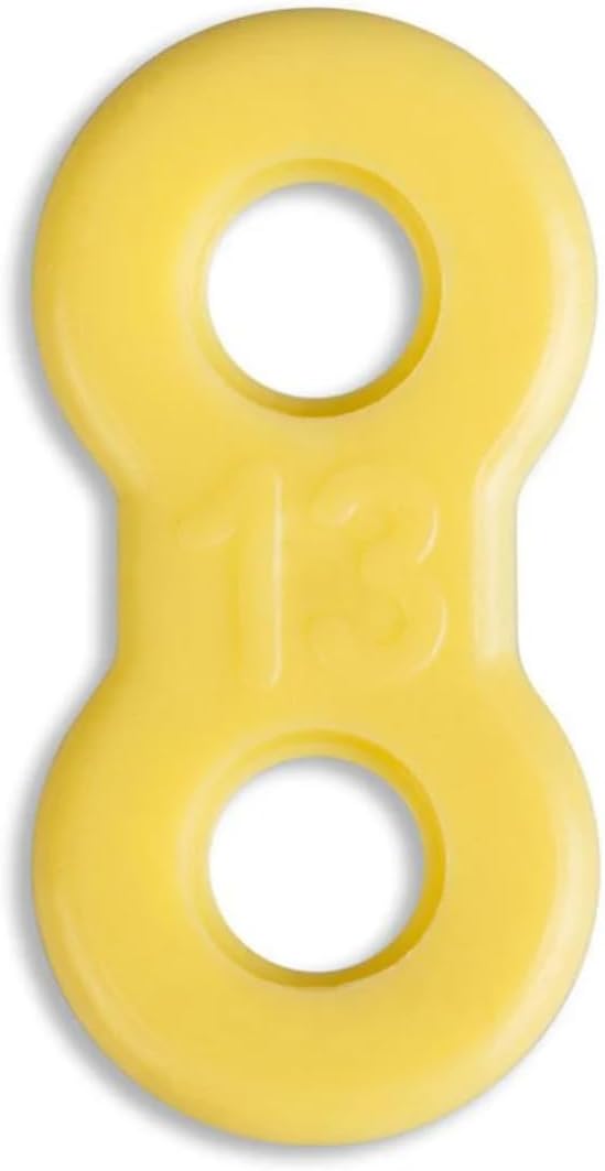 25 Pack: Replacement Straps for EMA Anti-Snoring Appliance, EMA Replacement Elastic Strap, Snore Guard Bands, Compatible with Myerson EMA Snore Appliance (Yellow (Medium), 13mm)