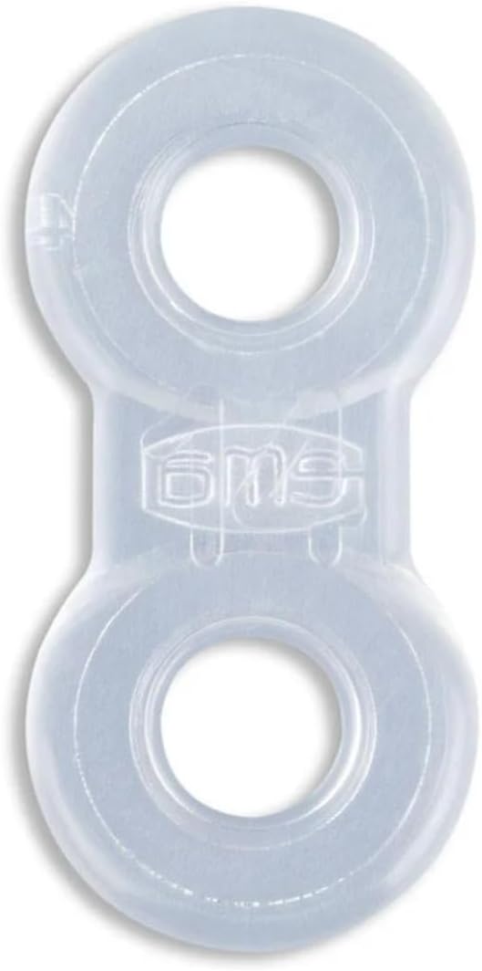 25 Pack: Replacement Straps for EMA Anti-Snoring Appliance, EMA Replacement Elastic Strap, Snore Guard Bands, Compatible with Myerson EMA Snore Appliance (Clear (Extra Firm), 14mm)