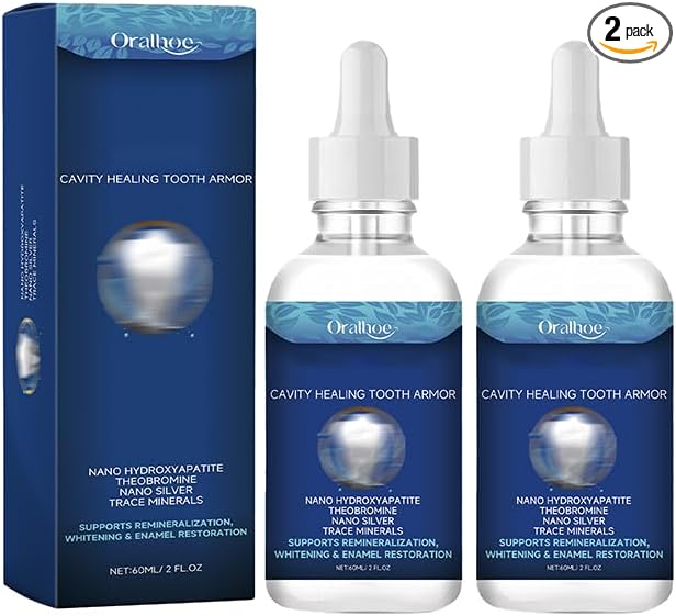 Dentite Cavity Healing Tooth Armor, Dentite Tooth Armor, Dentite Cavity Healing Tooth Armor Liquid, Dentite Cavity Tooth Armor, Helps Keep Gum Heālthy (2pcs) ﻿, Transparent