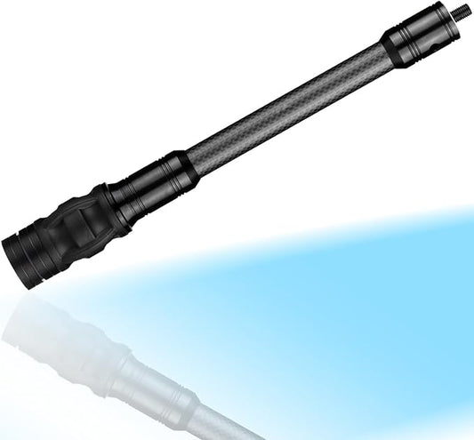 Archery Bow Stabilizer for Compound Bow, Carbon Fiber Bow Balance Bar, Damping System and Weights Kit, 6/8/10/12/in