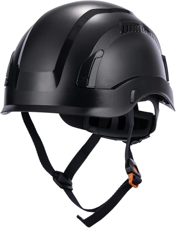 Land Helmets EcoPro Safety Helmet - ANSI/ISEA Z89.1-201 Type 1 Class C Vented - OSHA Approved - Lightweight Helmet with 6 Pt Suspension for Arborist, Industrial & Fall Protection