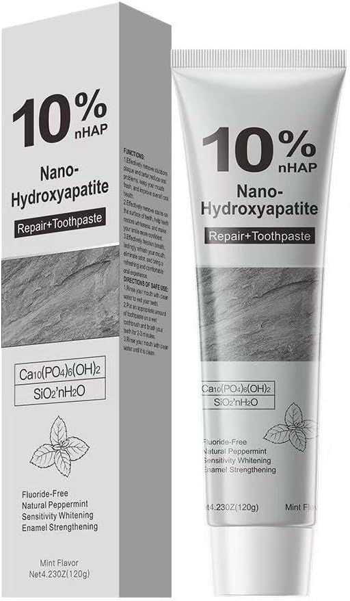 Hydroxyapatite Toothpaste SP-6 Probiotic Toothpaste Set for Enamel Protection and Tooth Strengthening Fresh Breath Gum Health Fluoride-Free whitening toothpasteToothpaste for Sensitive Teeth (2)