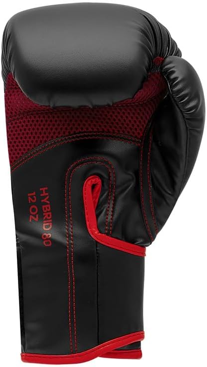 Adidas Hybrid 80 Boxing Gloves - Adult Boxing Gloves for Men & Women - Heavy Bag Gloves, Kickboxing Gloves for Women, MMA Sparring Gloves, Punching Bag Gloves for Men