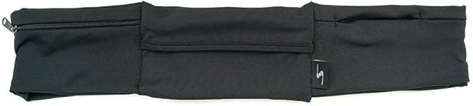 3 Pocket Adjustable Running Belt Waist Pack, Fanny Pack For Working Out With Sweat Resistant Backing, Holds All iPhone Models