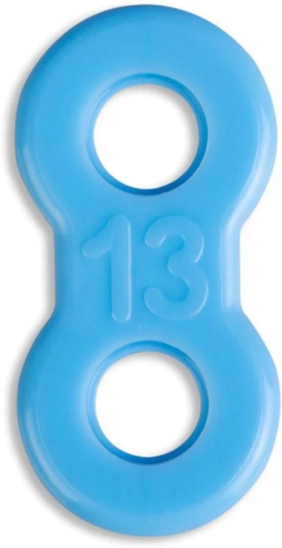 25 Pack: Replacement Straps for EMA Anti-Snoring Appliance, EMA Replacement Elastic Strap, Snore Guard Bands, Compatible with Myerson EMA Snore Appliance (Blue (Firm), 13mm)