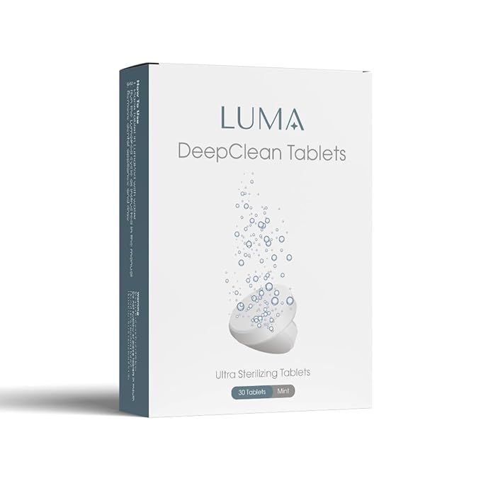 DeepClean Tablets for LumaPod – Retainer & Dental Appliance Cleaning Tablets – Mint Formula – Compatible with Ultrasonic Cleaners – For Retainers, Aligners, Dentures & Mouth Guards – 30 Count
