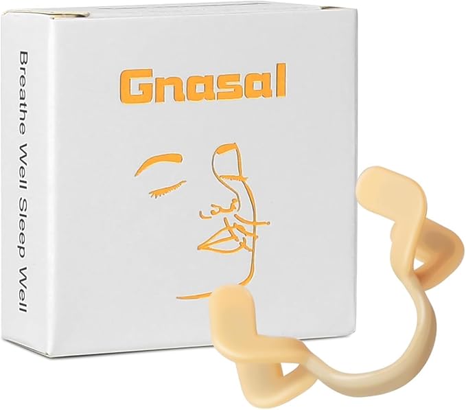 Easy Breath Nasal Dilator – Adjustable Titanium & Silicone Snoring Solution for Better Sleep, Boost Airflow – Reusable Comfortable Breathing Athlete Exercising (S)