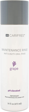 CariFree Maintenance Rinse, Grape Flavored, Anti-Cavity Fluoride Mouthwash, Dentist Recommended, Prevents Oral Decay, Freshens Breath, Alcohol-Free, Neutralizes pH (Previously CTx3)