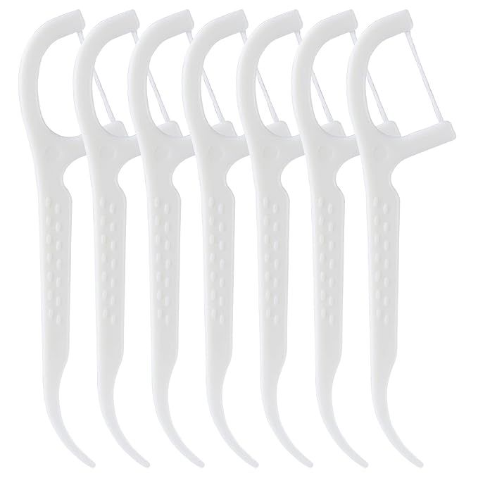 Dental Floss Picks, 2 Travel Floss Cases,100 Counts,Each Individually Wrapped, Dental Flossers,Floss Sticks,Tooth Floss,Dental Sticks,Teeth Flossers Picks, Gift 1 Mini Toothpick Box.