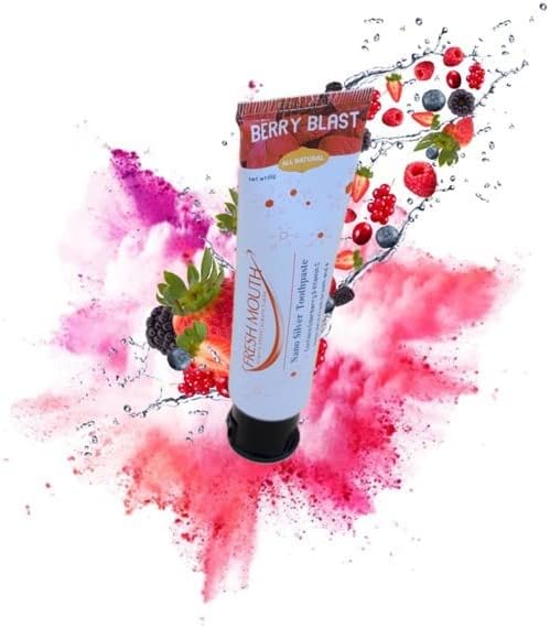 Fresh Mouth Nano Silver Toothpaste Berry Blast