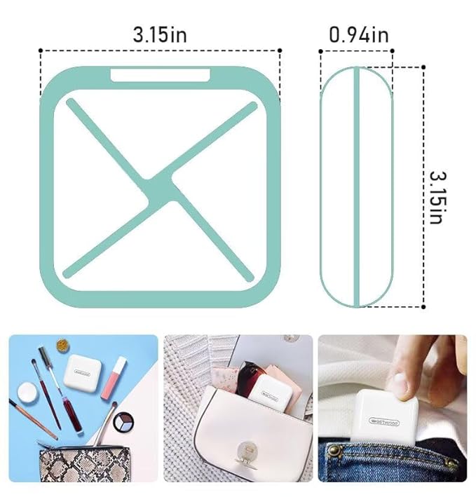 Retainer Case, Night Mouth Guard Case, Cute Retainer Case with Slim, Large Aligner Case, Inner Size 2.56, 2.36, 0.79 Inches (1 pack)