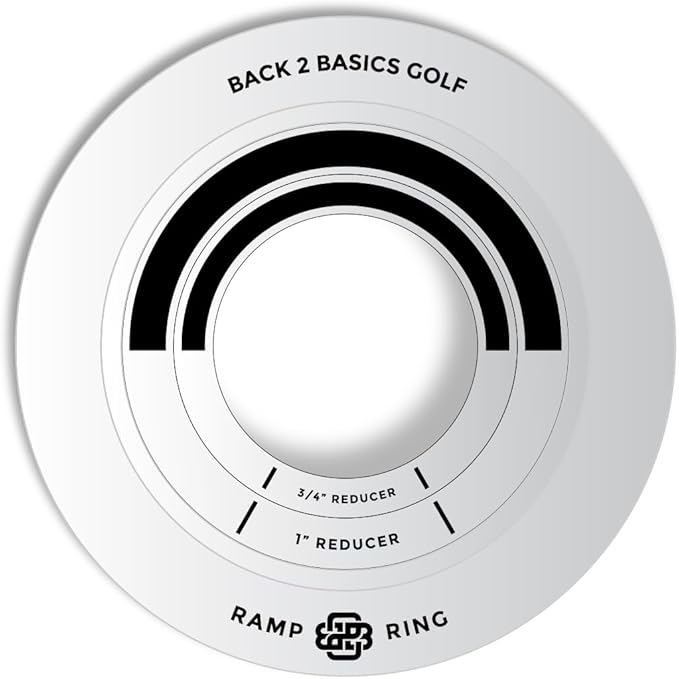 3-Piece Putting Ring Set, Putting Green Indoor Ramp Ring & Hole Reducers for Ultimate Precision Golf Practice, Usabe for Indoor Golf Hitting Mat & Putting Green Outdoor, Golfing Gifts for Men & Women