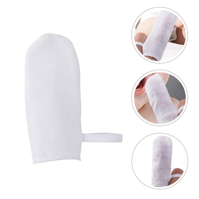 Wipes Newborn Wipes Gum Cleaner Teeth Gauzes Fingers Clean Oral Toothbrush 18Pcs Mouth Cleaner White Newborn Wipes Gum Cleaner Disposable Toothbrush