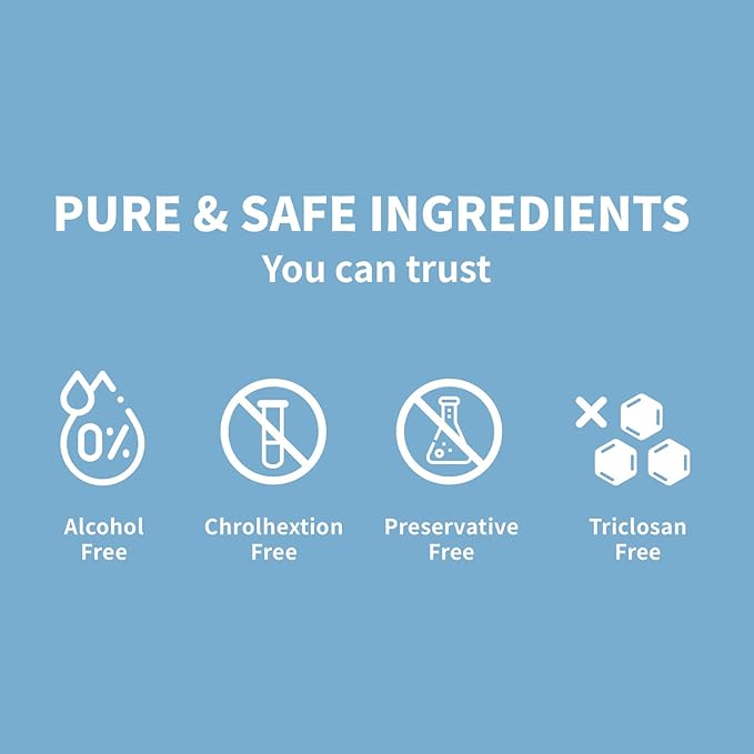 Mouthwash for Kids P113+ Peptide Anti Cavity Mouth Rinse Alcohol Free for Teeth and Gums Safe Oral Hygiene for Newborn to Toddler 11.08 fl oz (11.08 Fl oz, Mint(for Adult))