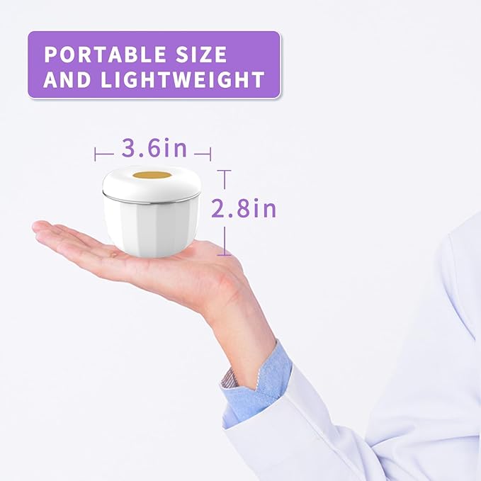 Portable Ultrasonic Retainer Cleaner,Cleans with just water,42kHz Mini Cleaning Machine for all Dental Appliances,Jewelry,Diamonds,Aligner,Whitening Trays,Night Dental Mouth Guard((2025Upgraded))