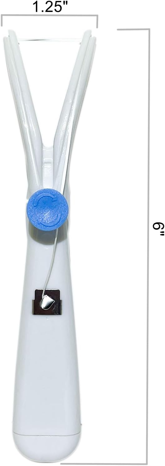 The Floss Advances - Dental Floss Holder, Tension Adjustable Interdental Flosser, Reusable and Refillable Handle with Preloaded Floss 66 ft/ 20 m - (1 Handle + 1 Extra Spool of Different Material)