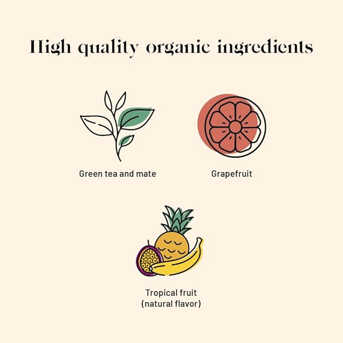 Kusmi Tea - Pack of 2 Boxes of Tea Bags - BB Detox - Iconic Detox Tea - 100% Organic - Blend of Green Tea, Mate & Grapefruit - Organic Flavored Yerba Mate - 2x20 Tea Bags