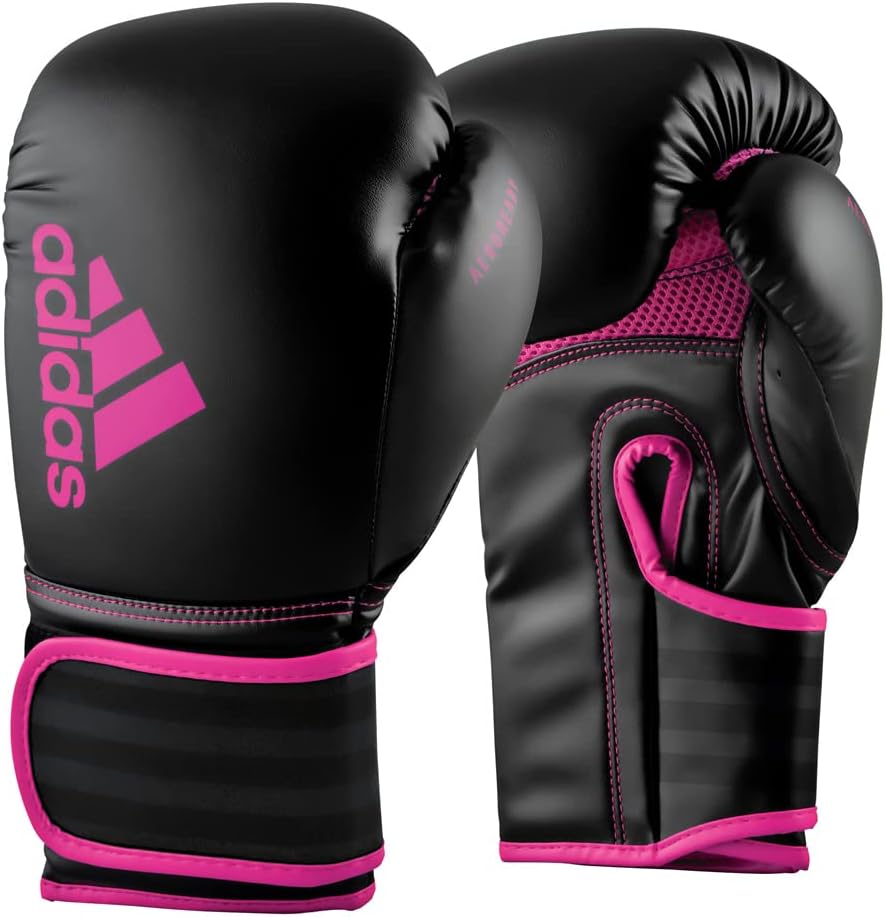 Adidas Hybrid 80 Boxing Gloves - Adult Boxing Gloves for Men & Women - Heavy Bag Gloves, Kickboxing Gloves for Women, MMA Sparring Gloves, Punching Bag Gloves for Men