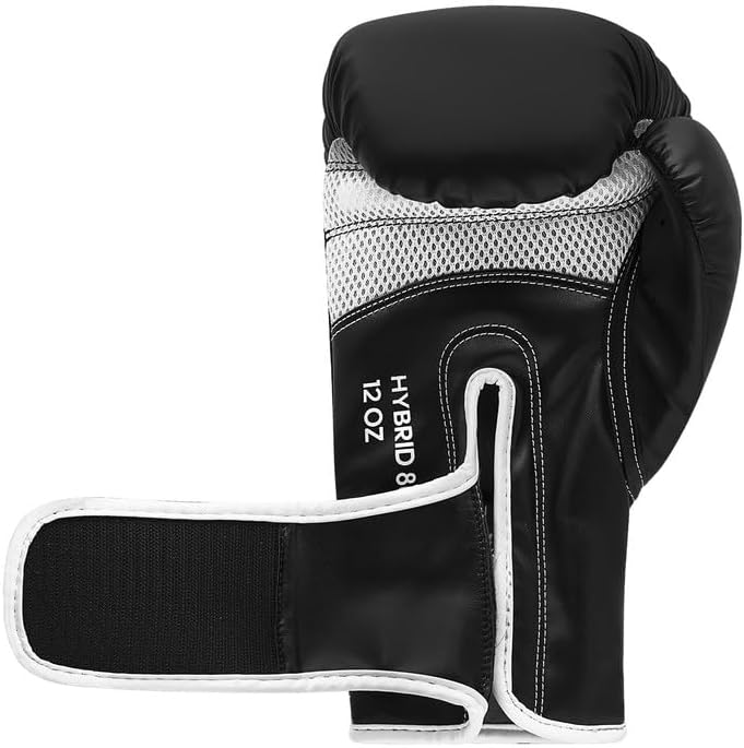 Adidas Hybrid 80 Boxing Gloves - Adult Boxing Gloves for Men & Women - Heavy Bag Gloves, Kickboxing Gloves for Women, MMA Sparring Gloves, Punching Bag Gloves for Men