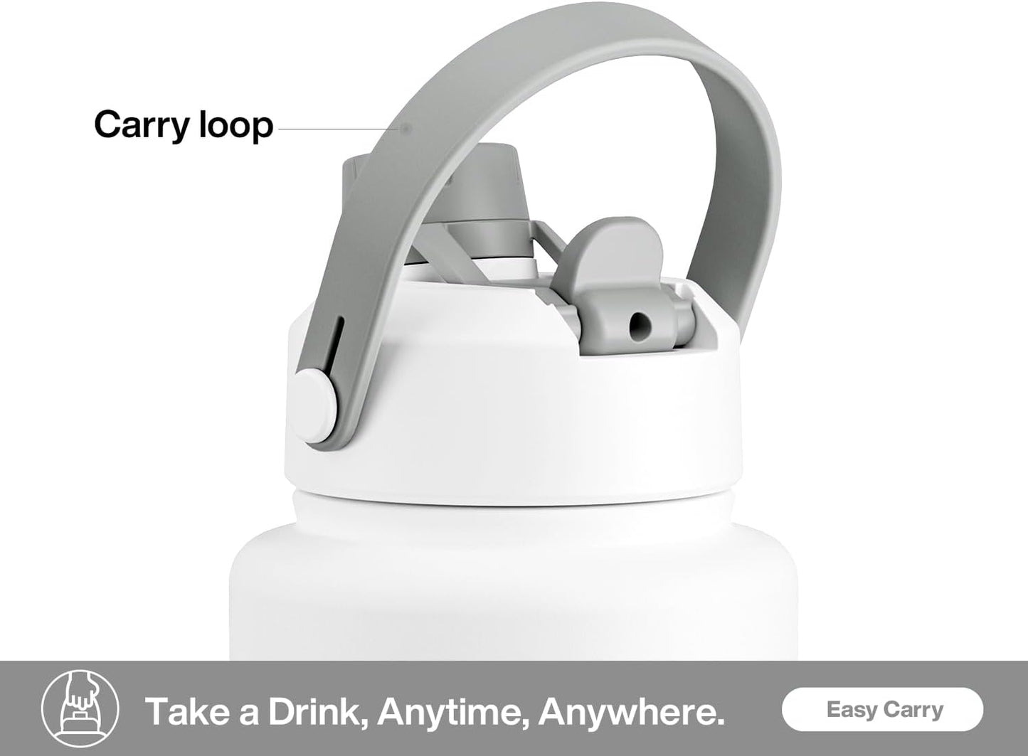 40 oz Insulated Water Bottle with 2-in-1 Straw and Spout Lid, Glow-in-the-Dark, 24H Cold, Leakproof, BPA-Free, Double Wall Stainless Steel for Sports, Gym, Travel, and School (Luminous Flutter)