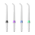 4 Pcs Replacement Tips For Waterpik Water Flosser,Replacement Heads for Waterpik Water Flossers Other Brand Oral Irrigators,Replacement Classic Jet Tips(Black,Blue,Purple,Green).
