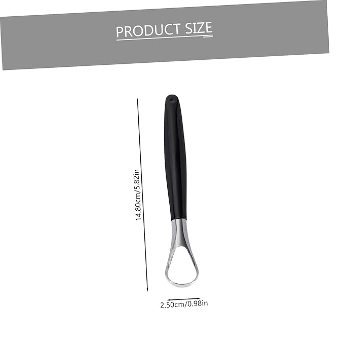 2pcs Tongue Cleaner for Adults Stainless Steel Tongue Scraper Oral Hygiene Bad Breath Remover Easy to Use