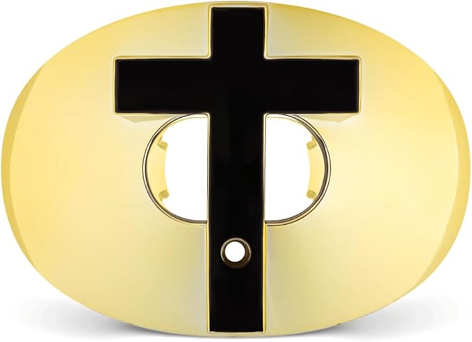 Battle Sports Cross Oxygen Football Mouthguard - Superior Airflow & Better Performance, Maximum Protection & Breathability Football Mouthpiece, Works with Braces