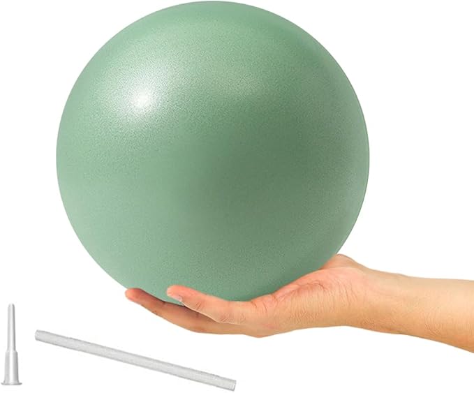 9 Inch Exercise Pilates Ball Mini Exercise Barre Ball for Yoga,Stability Exercise Training Gym Anti Burst and Slip Resistant Balls Physical Therapy Improves Balance, Core Strength
