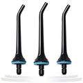 3 Pack Water Flosser Replacement Tips for Oralfree, Nicwell, Nicefeel, COSLUS, Oral Irrigator Jet Tip Nozzel fits for Mospro, Zerhunt Water Flosser, Black