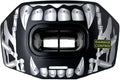 DAMAGE CONTROL Youth Football Mouth Guard – Breathable No Boil Mouthpiece, Protects Lips & Teeth, Works with Braces, Includes Helmet Strap – Sports Gear & Accessories (Terror Bite)