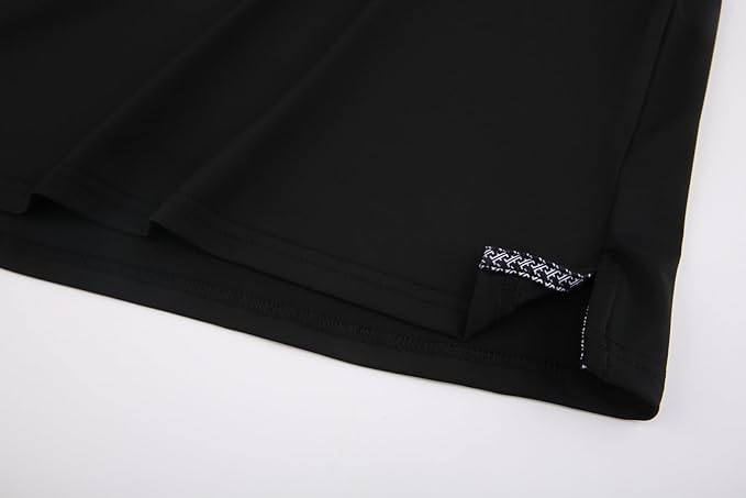 Alex Vando Mens Golf Shirt Moisture Wicking Quick-Dry Solid Short Sleeve Polo Shirts for Men