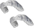 Zero-G Sports Mouthguard 2-Pack, Clear - Adult Size - Dental Grade Custom Fit - Basketball, Football, Soccer, Baseball, Hockey, Lacrosse, Teeth Grinding