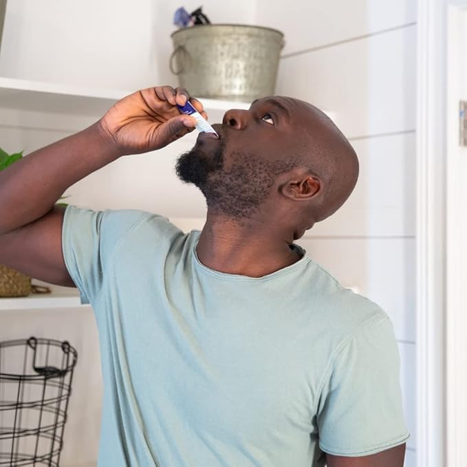 Tonic Traveler Mouthwash Minis (12 Pack) + Bamboo Toothbrush – Natural Alcohol-Free Mouthwash for Gum Health & Bad Breath – Dental Herb Company