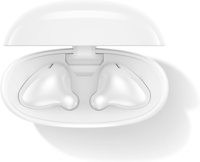 Lenovo E310 True Wireless Stereo Earbuds Bluetooth 5.3 ENC Noise-Cancelling with 13mm Speaker Type-C Charging 20h Battery Life for Music Calls Comfortable Fit Wireless - White