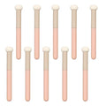 10 Pcs Makeup Applicators, Concealer Sponge With Handle, Round Mushroom Makeup Brushes, Soft Fluffy Face Blenders & Sponges Applicator For Women Girls (Pink)