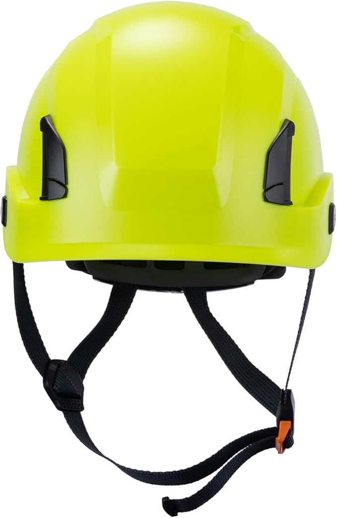 Land Helmets EcoPro Safety Helmet - ANSI/ISEA Z89.1-201 Type 1 Class C Vented - OSHA Approved - Lightweight Helmet with 6 Pt Suspension for Arborist, Industrial & Fall Protection