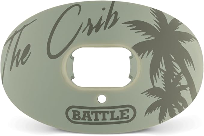 Battle The Crib Oxygen Mouthguard Beige/Pale Green, One Size