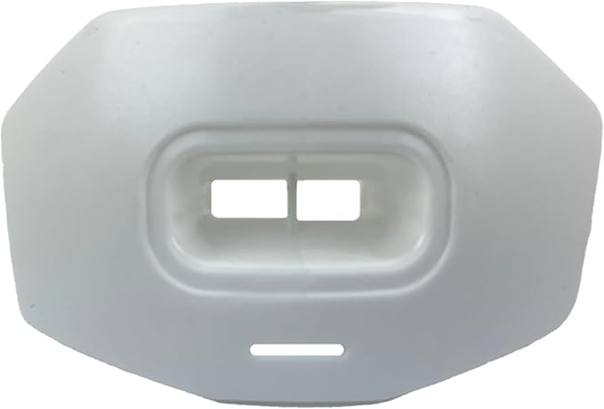 DAMAGE CONTROL Youth Football Mouth Guard – Breathable No Boil Mouthpiece, Protects Lips & Teeth, Works with Braces, Includes Helmet Strap – Sports Gear & Accessories (White)