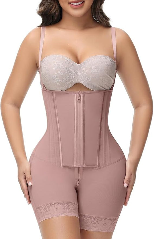 M MYODRESS Fajas Colombianas Moldeadoras Shapewear for Women Tummy Control Body Shaper Post Surgery Compression Garment