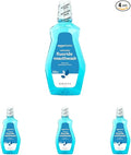Amazon Basics Anticavity Fluoride Mouthwash, Alcohol Free, Refreshing Mint, 1 Liter, 4-Pack