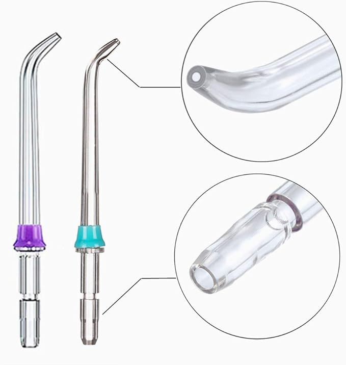 3 Pieces Replacement Heads Replacement Classic Jet Tips Dental Water Jet Nozzle Accessories for Water Flossers (Like WP-100)