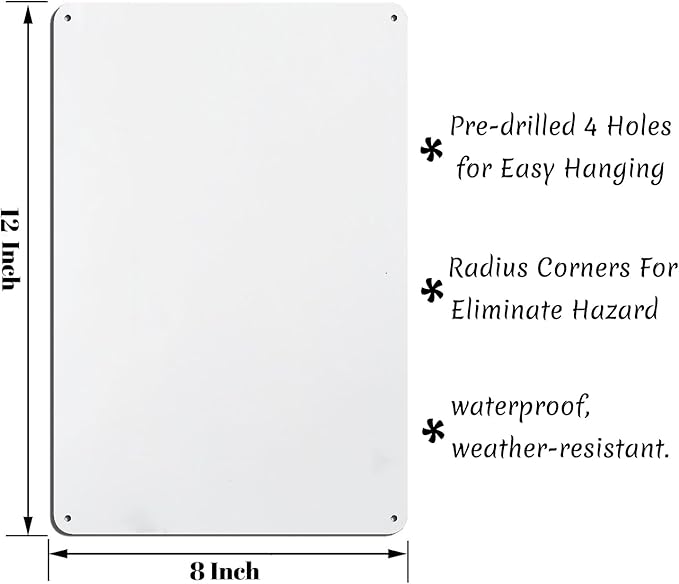 JBYMsign Vintage Baryard Wall Decor Metal Sign Tin Signs Poster - Welcome To Our Baryard Good Food Good Friends Good Times