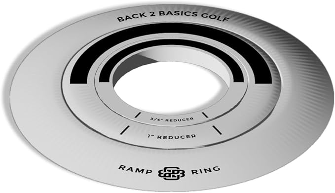 3-Piece Putting Ring Set, Putting Green Indoor Ramp Ring & Hole Reducers for Ultimate Precision Golf Practice, Usabe for Indoor Golf Hitting Mat & Putting Green Outdoor, Golfing Gifts for Men & Women