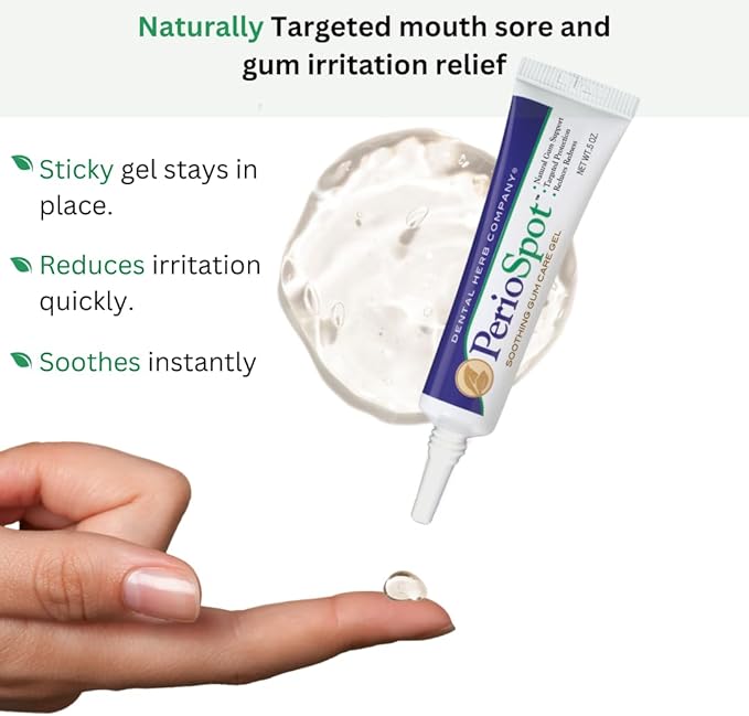 Mouth Sore & Gum Care Kit – Natural Relief for Mouth Sores, Gum Irritation & Discomfort | Truly Natural, Alcohol-Free, Plant-Based | Dental Herb Company