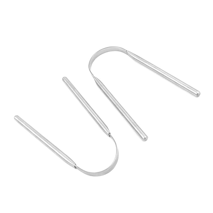 Tongue Cleaner, Stainless Steel (2 Count) By G.S ONLINE STORE