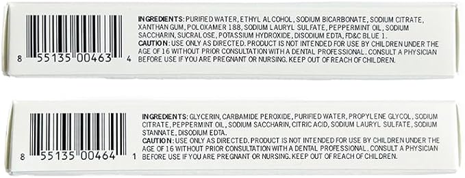 Power Swabs - 7 Day Professional Teeth Whitening Kit - for at Home Use - Easy 5 Minute Teeth Whitening - Dentist Formulated Teeth Whitening Swabs to Remove Stains
