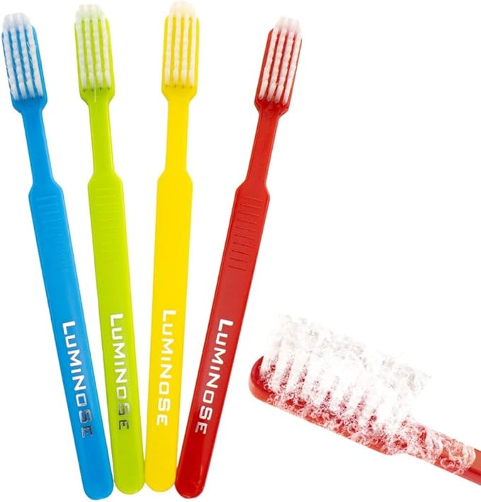 100 PCs Disposable Prepasted Toothbrushes by Omnia ONE | Convenient, Ready-to-Use, Hygienic – Perfect for Travel, Dental Offices, and On-The-Go Oral Care