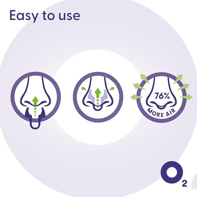 AIRMAX Nasal Dilator for Breathing - 76% More Airflow - Anti snoring Devices - Nostril Opener - Congestion Relief and snoring Solution - 1x Medium Orange