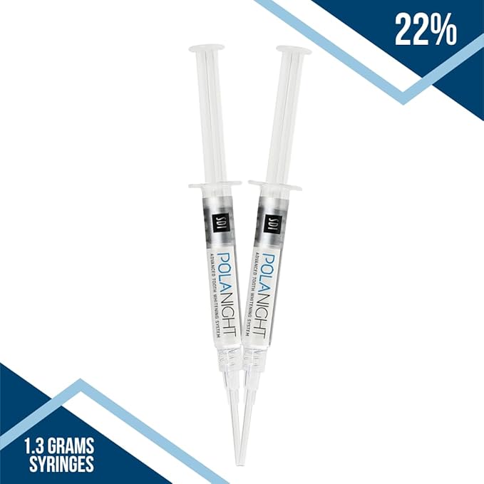 Polanight 22% 8 Syringe Pack, Polanight Whitening Gel (8 Whitening Syringes Total)